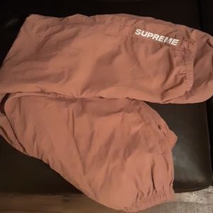 SUPREME ROSE TRACK PANTS SIZE XL